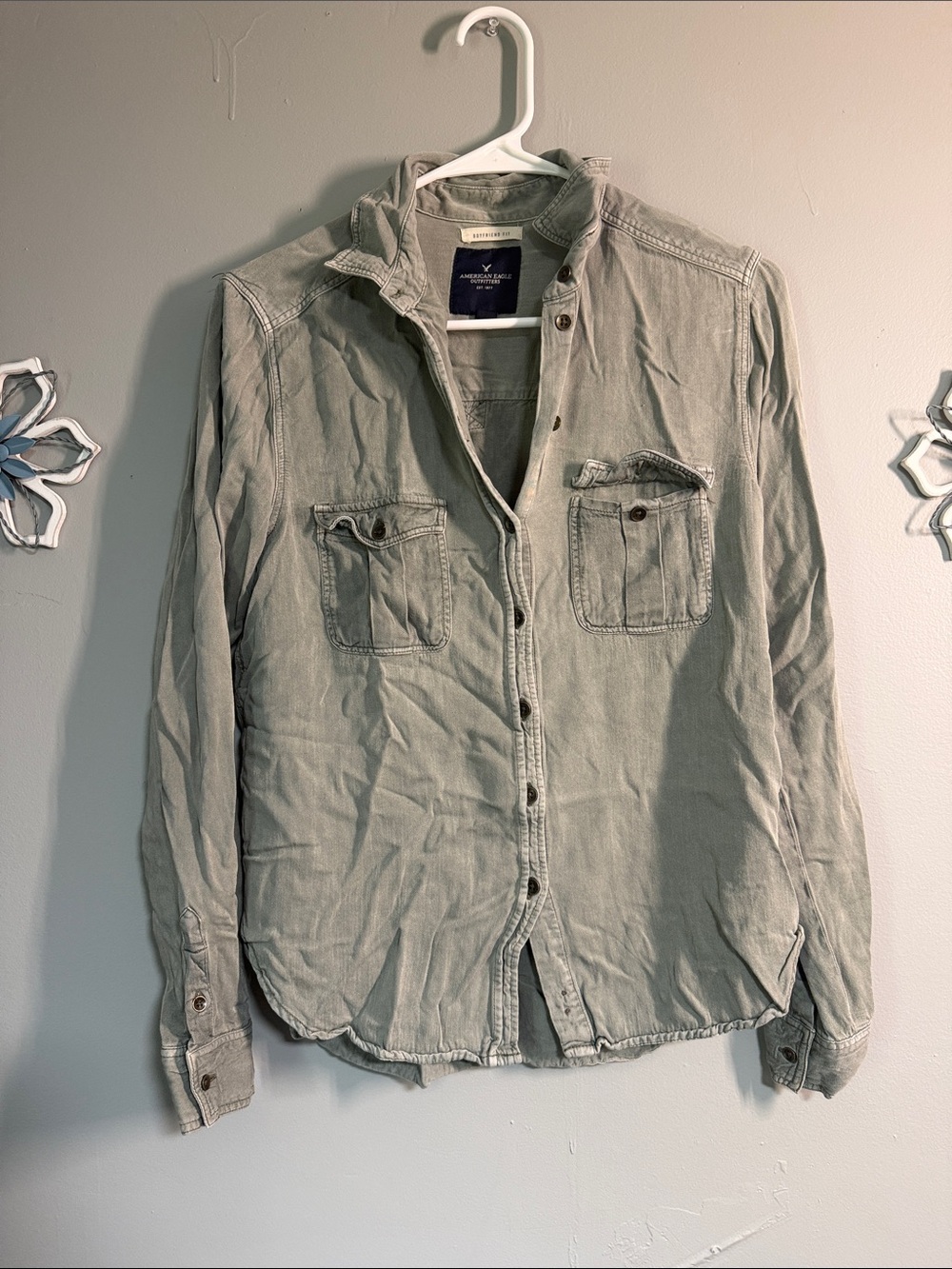 Hollister oversized button up